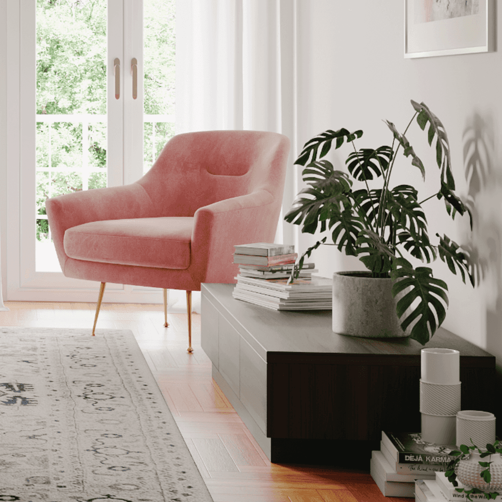 Oliver Space Olivia Chair - Blush-2