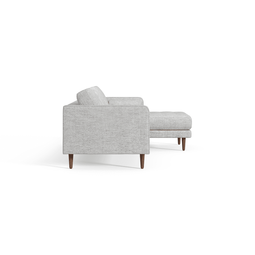 Olive Space Breuer Sectional, Light Grey-4
