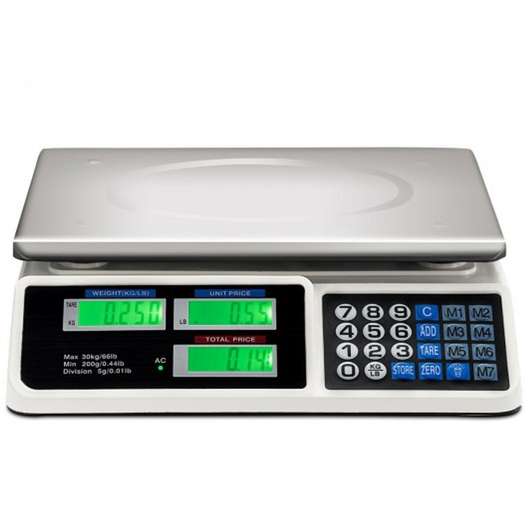 66 Lbs Digital Weight Scale Retail Food Count Scale-4