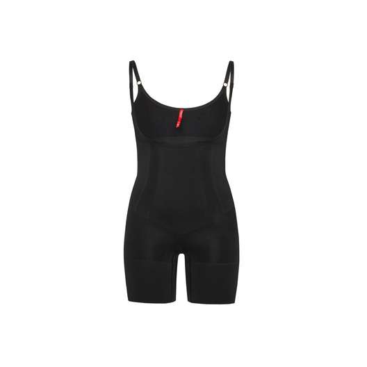 Spanx Oncore Open-Bust Mid-Thigh Bodysuit, Medium