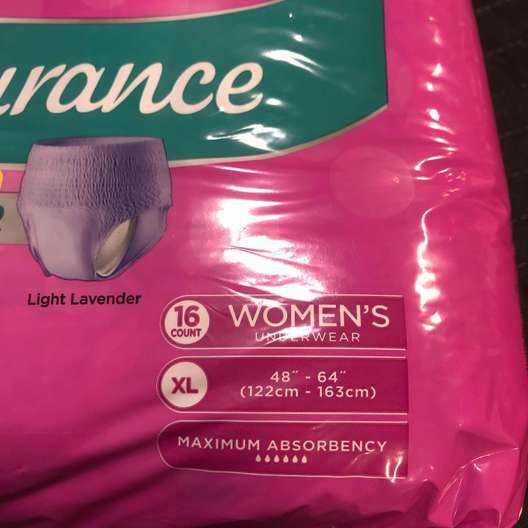 Assurance Incontinence Underwear For Women, Maximum, Extra Large