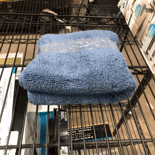Bath Towel, Blue-1
