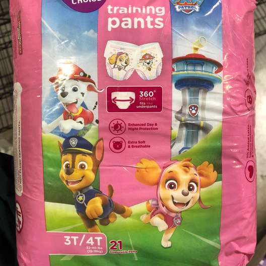 Parent S Choice 3T/4T Paw Patrol Training Pants For Girls 21Ct