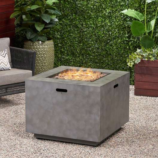 Jasmine Outdoor 33" Square Fire Pit-0