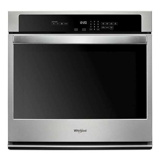 Whirlpool - 30" Built-In Single Electric Wall Oven, Stainless Steel-0