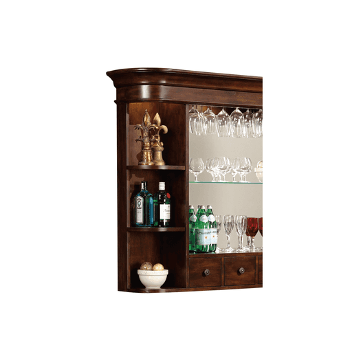 Howard Miller Niagara 61" 4 Drawer Hardwood Bar/Wine Cabinet, Rustic Cherry-4
