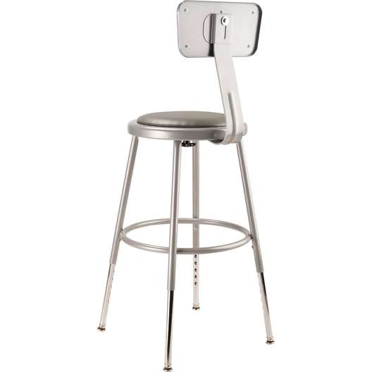 Set Of 2, National Public Seating 6400 Series Lab Stool-3