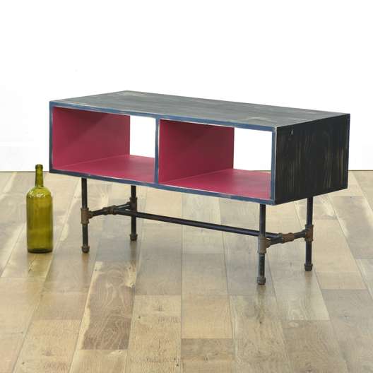 Contemporary Industrial Console Cabinet -1