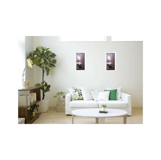 Smashedbanana 11" X 22" Gallery Picture Frame, White-2