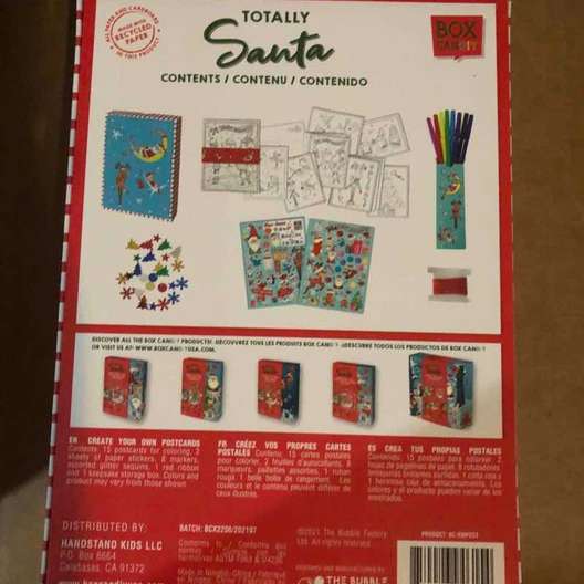 Box Candiy Totally Santa Holiday Postcards Set-2