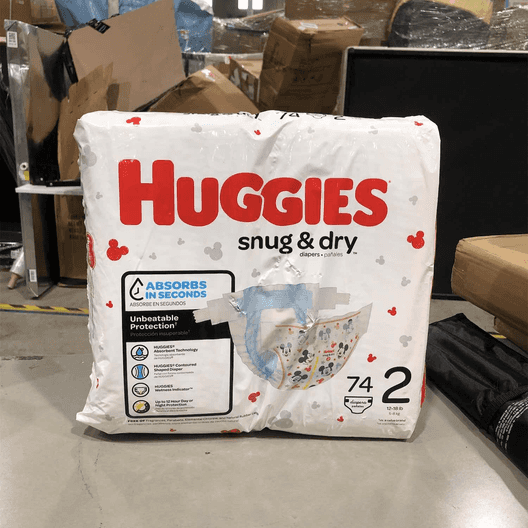 Huggies Snug And Dry, Size 2, 74 Ct-1