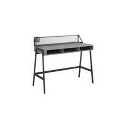 Asstd National Brand Albany Office Collection Desk, Gray-0