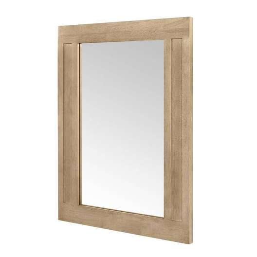 Home Decorators Collection Aberdeen 24" X 32" Framed Wall Mount Mirror In Antique Oak-2