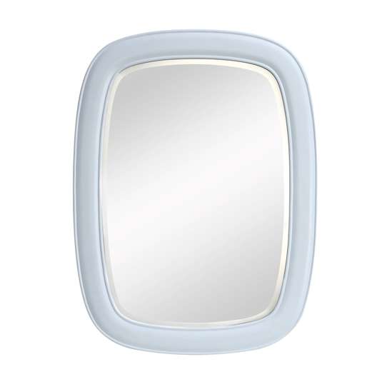 Tennant Brand Sesto 40" Contemporary White Frame Wall Mirror-2