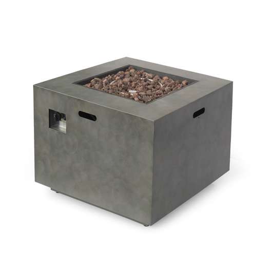 Jasmine Outdoor 33" Square Fire Pit-2