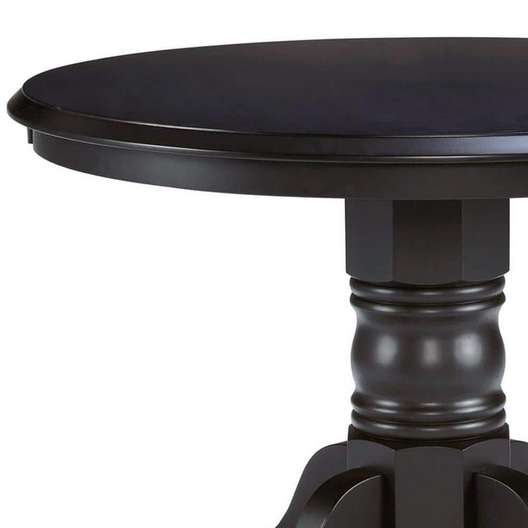 Homestyles 42" Round Black Dining Table-2