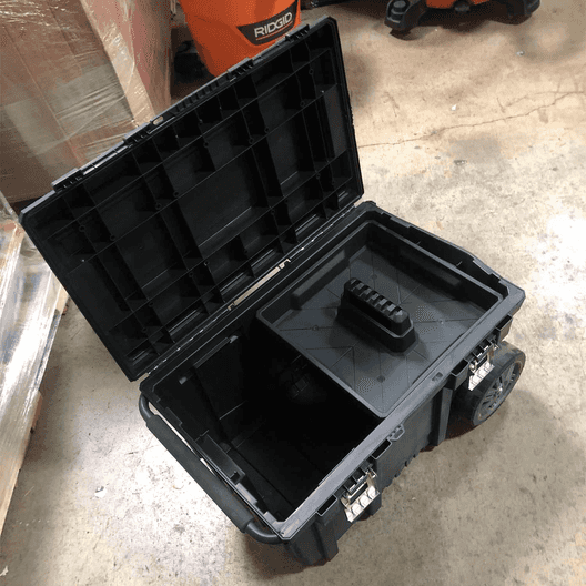 Husky 26-Inch Connect Rolling Tool Storage Box Black-3