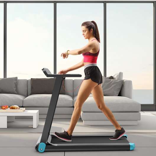 Costway Surperfit Electric Treadmill Compact Walking Running Machine W/App Control Speaker-2