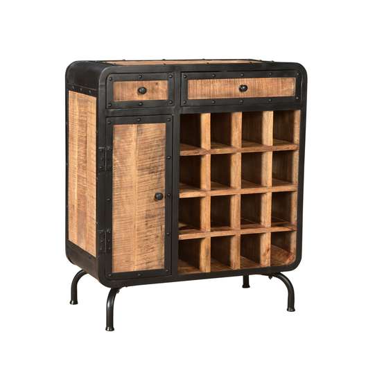 Spring Industrial Design Wine Rack Bar Cabinet-2