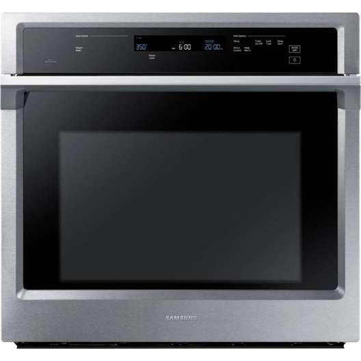 Samsung 30" Single Wall Oven With Steam Cook And Wifi, Stainless Steel-0