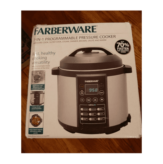 Farberware 7 In 1 Programmable Pressure Cooker 6 Quart New Open Box