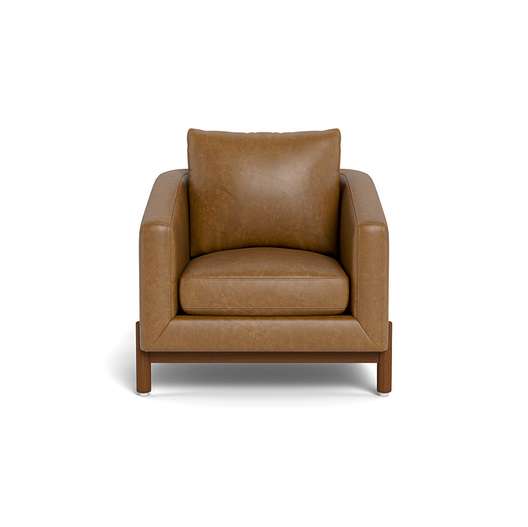 Interior Define Oslo Leather Petite Chair-0